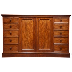 Regency Mahogany Low Linen Press