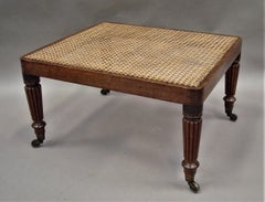 Regency Mahogany Campaign Stool Attributed to Gillow