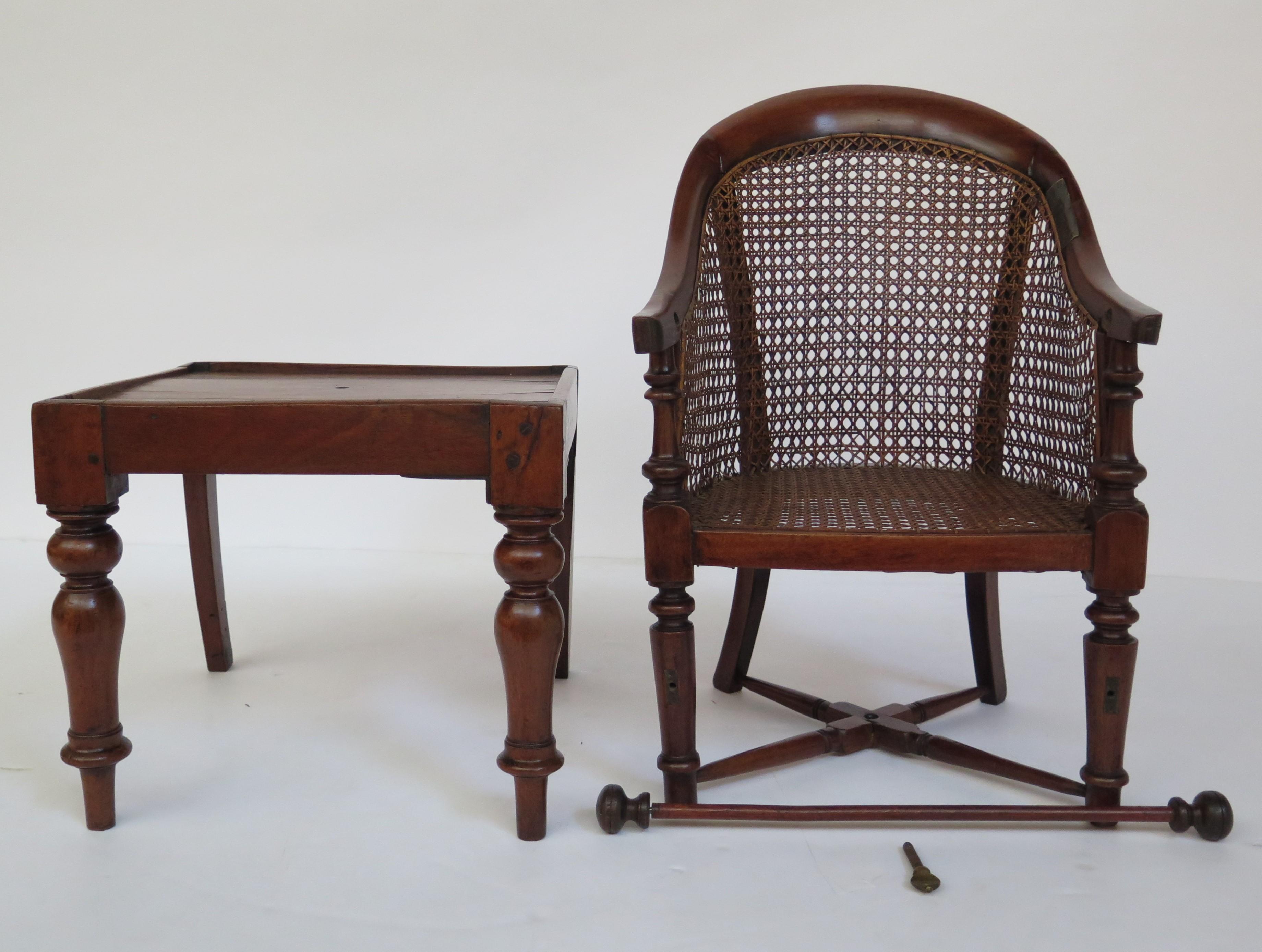 Regency Mahogany Caned Child's Chair 2