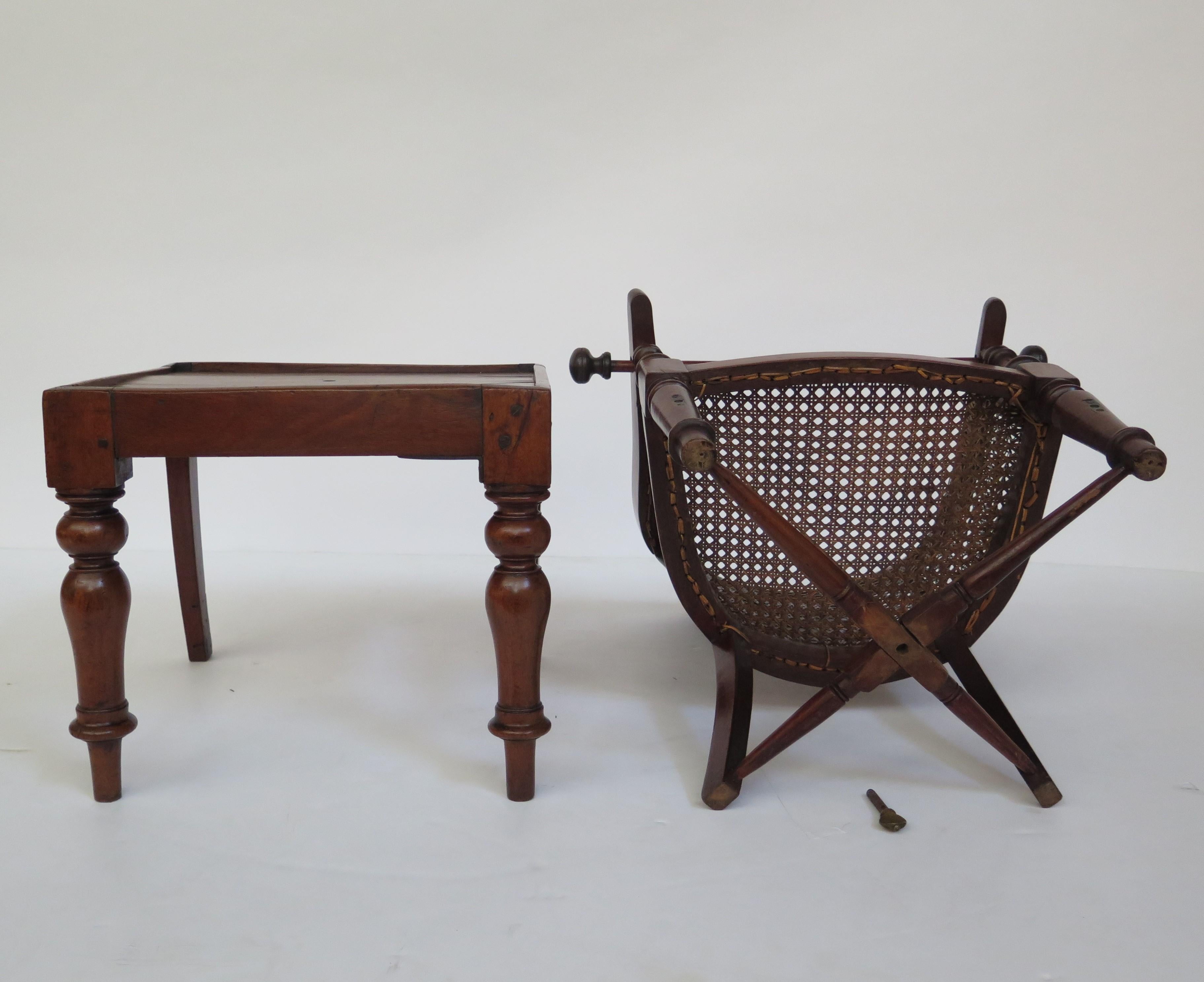 Regency Mahogany Caned Child's Chair 3