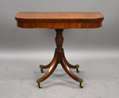 Regency Mahogany Card Table
