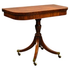 Regency Mahogany Card Table