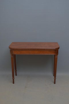 Regency Mahogany Card Table in the Manner of Gillows
