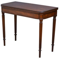 Regency Mahogany Card Table in the Manner of Gillows