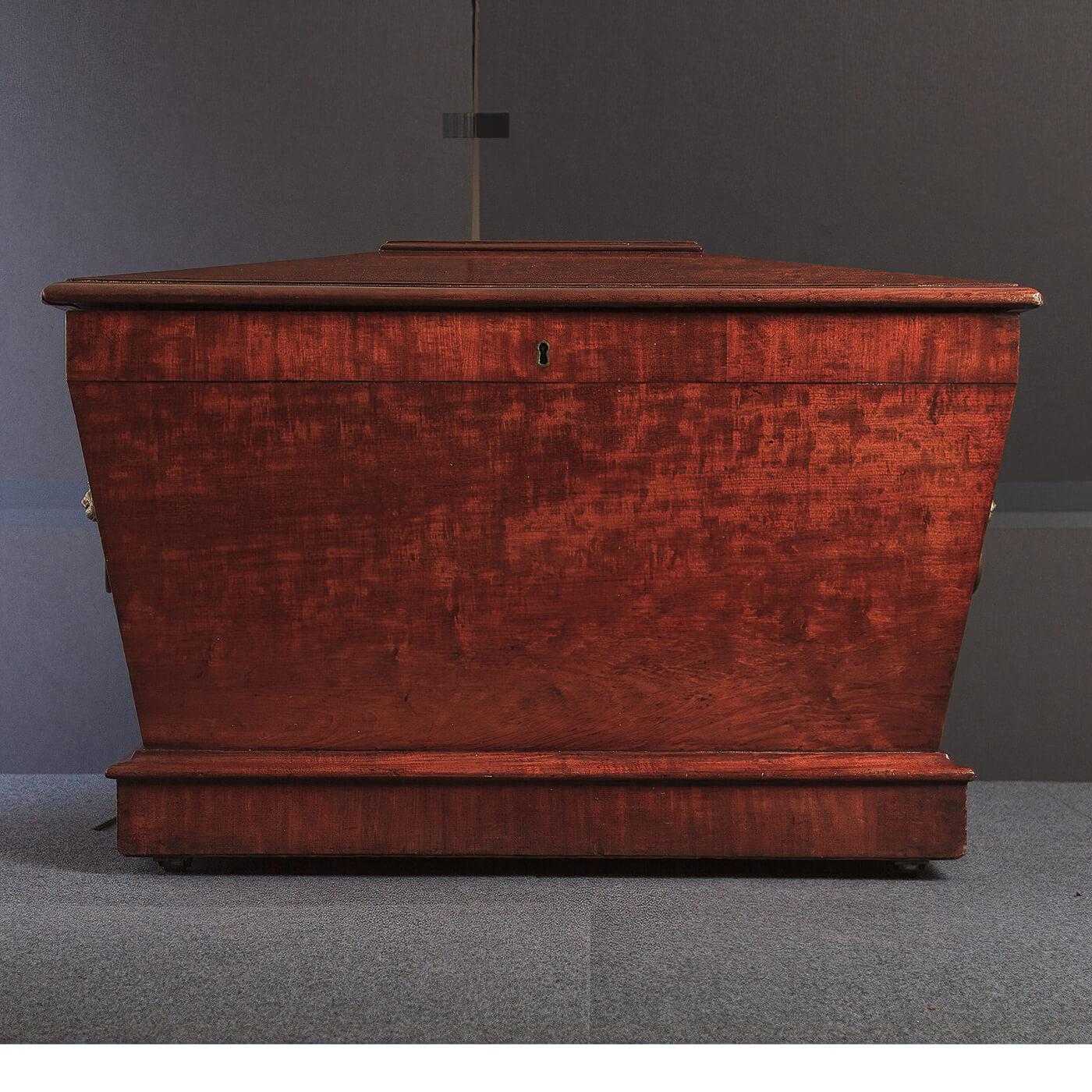 English Regency Mahogany Cellarette For Sale