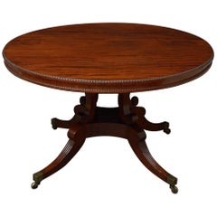 Regency Mahogany Centre Table William Trotter