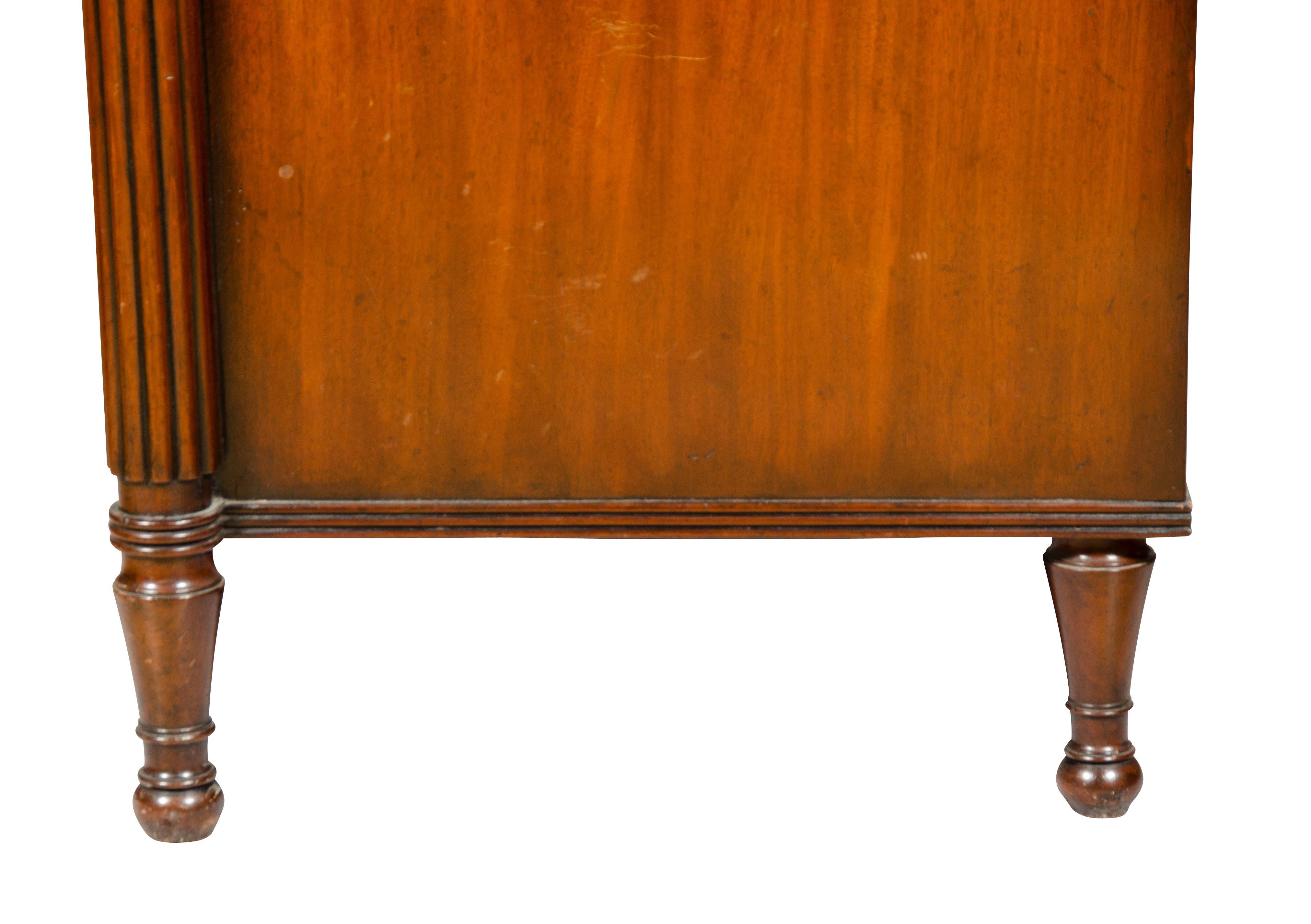 Regency Mahogany Chest Of Drawers For Sale 8