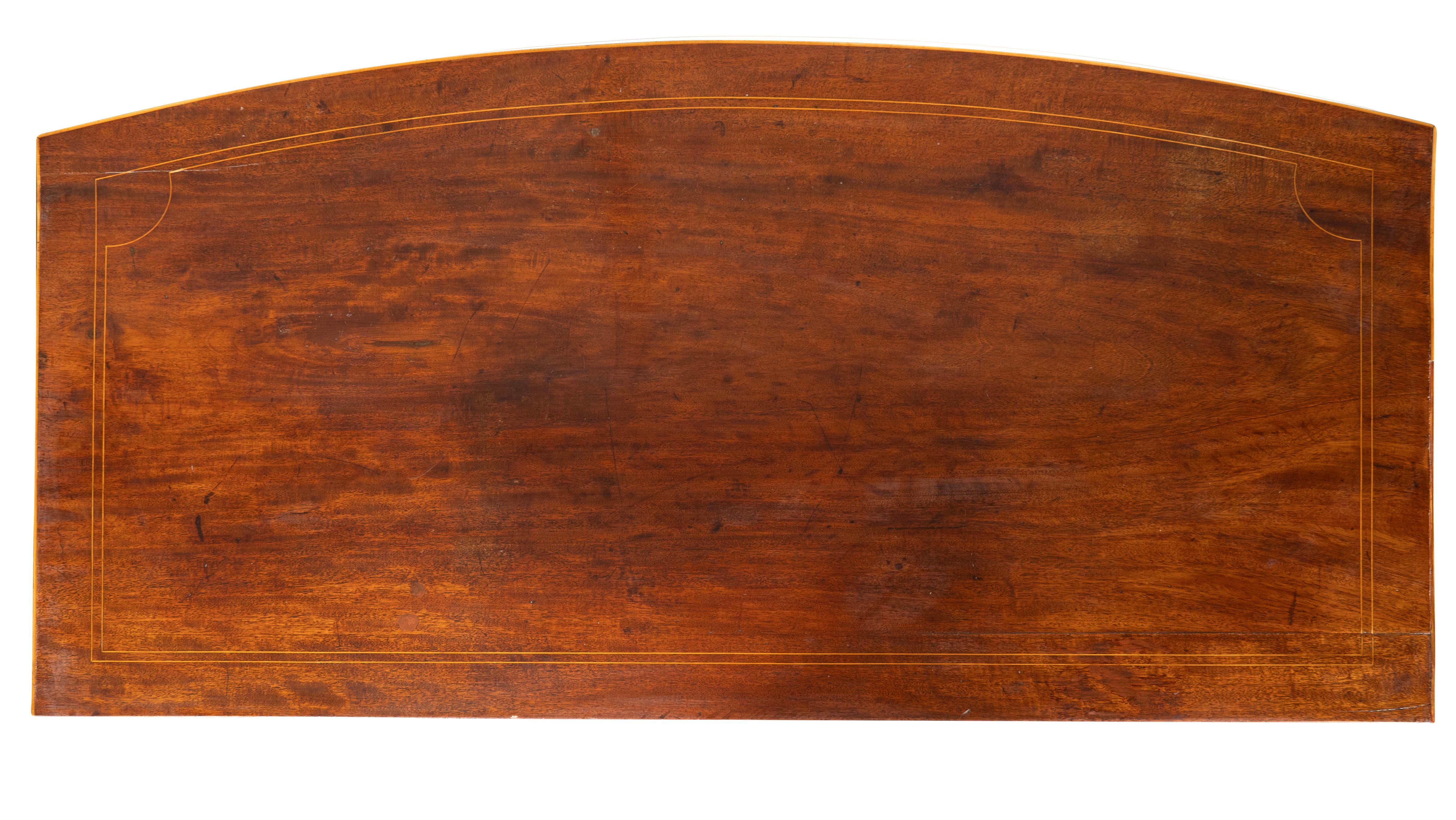 Regency Mahogany Bowfront Chest Of Drawers 8