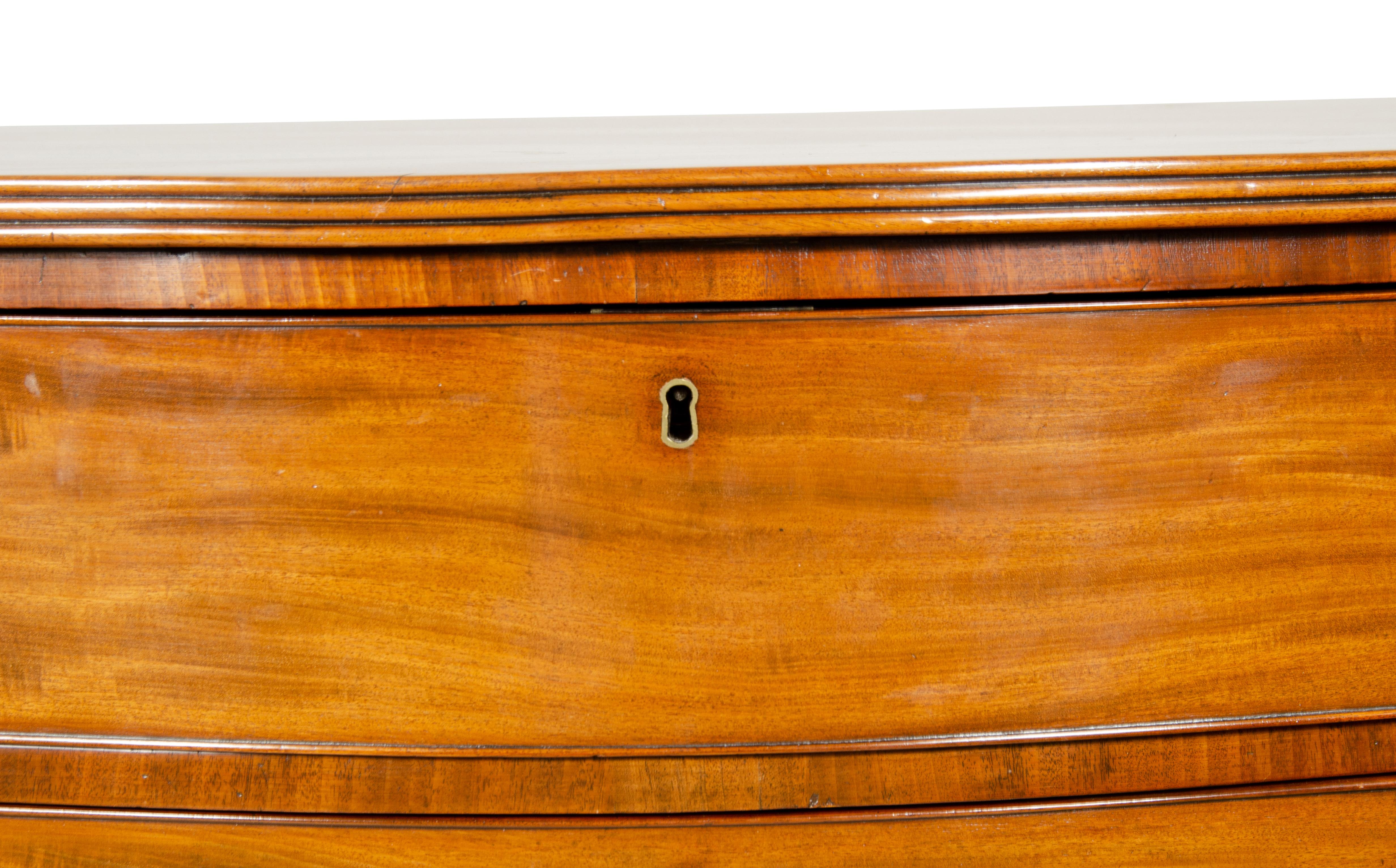 Regency Mahogany Chest Of Drawers For Sale 12