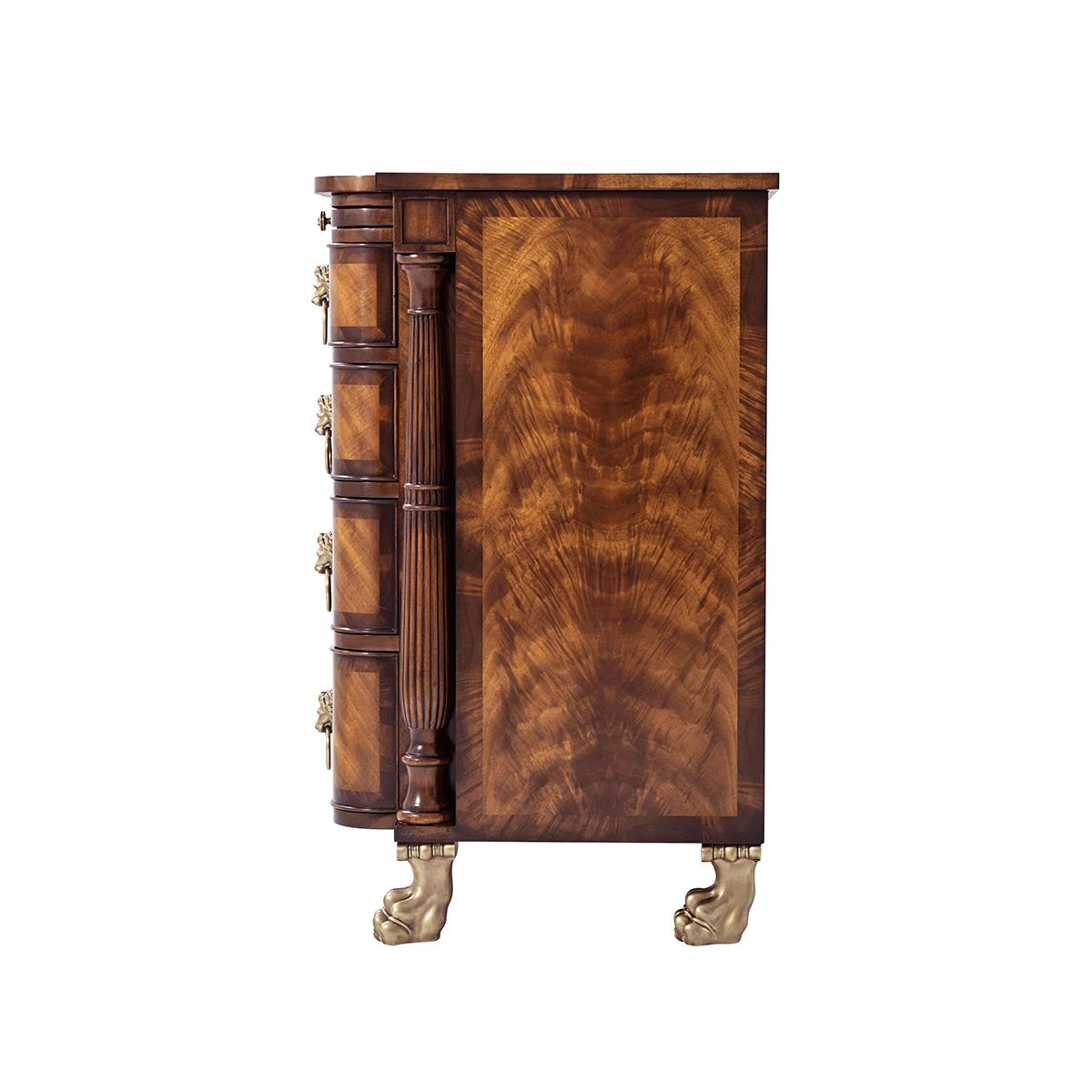 Vietnamese Regency Mahogany Chest of Drawers For Sale