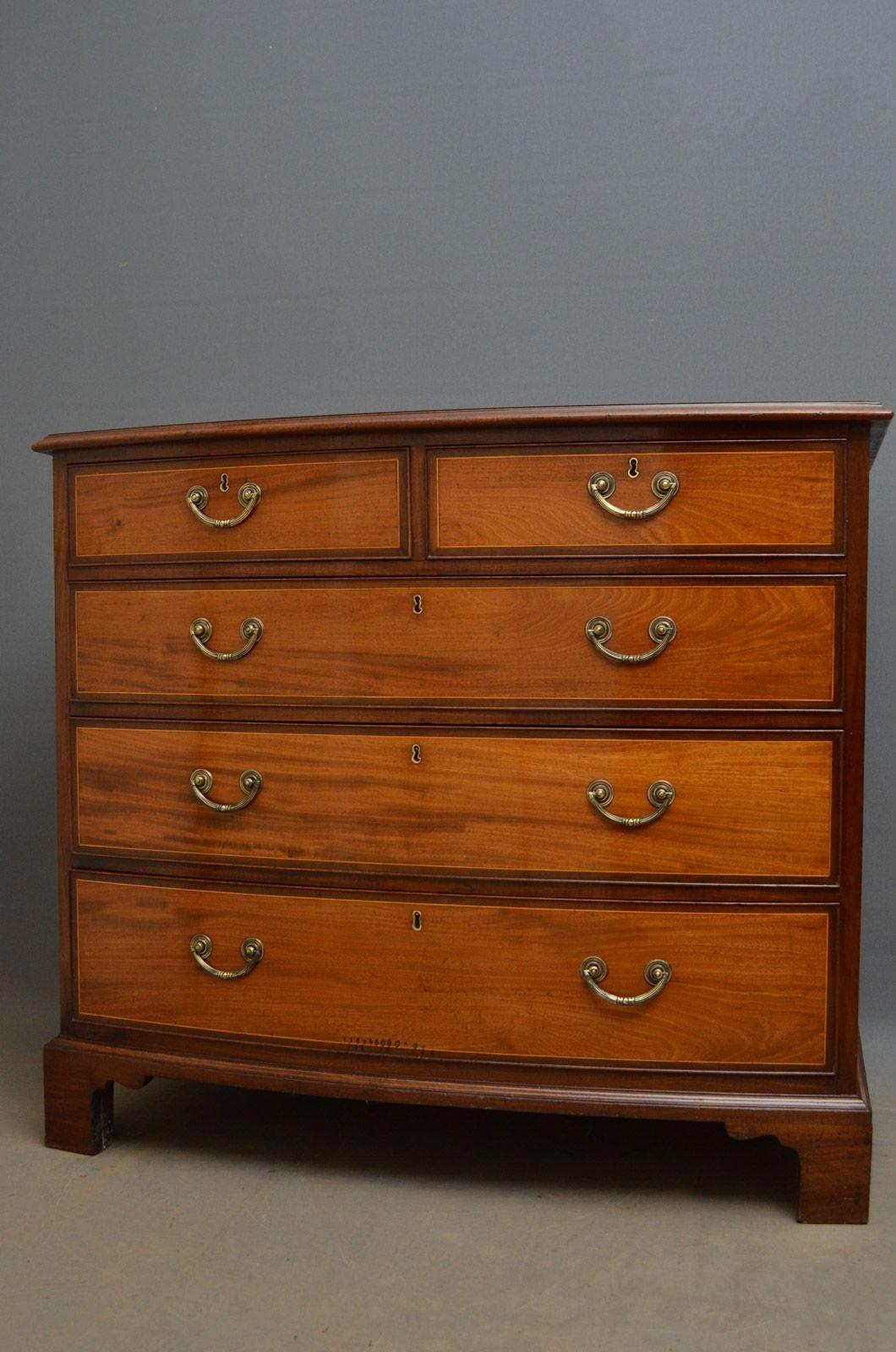 Early 19th Century Regency Mahogany Chest of Drawers For Sale