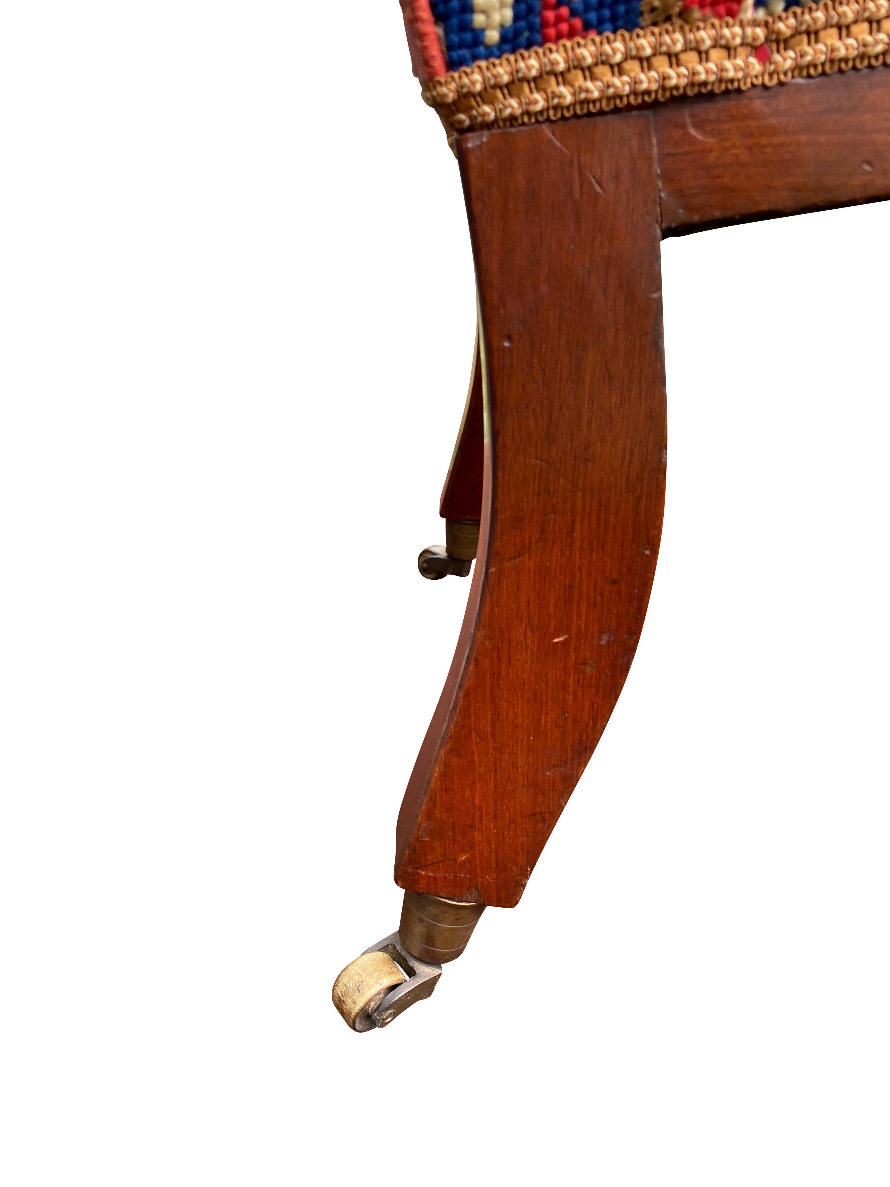 Regency Mahogany Childs Armchair For Sale at 1stDibs