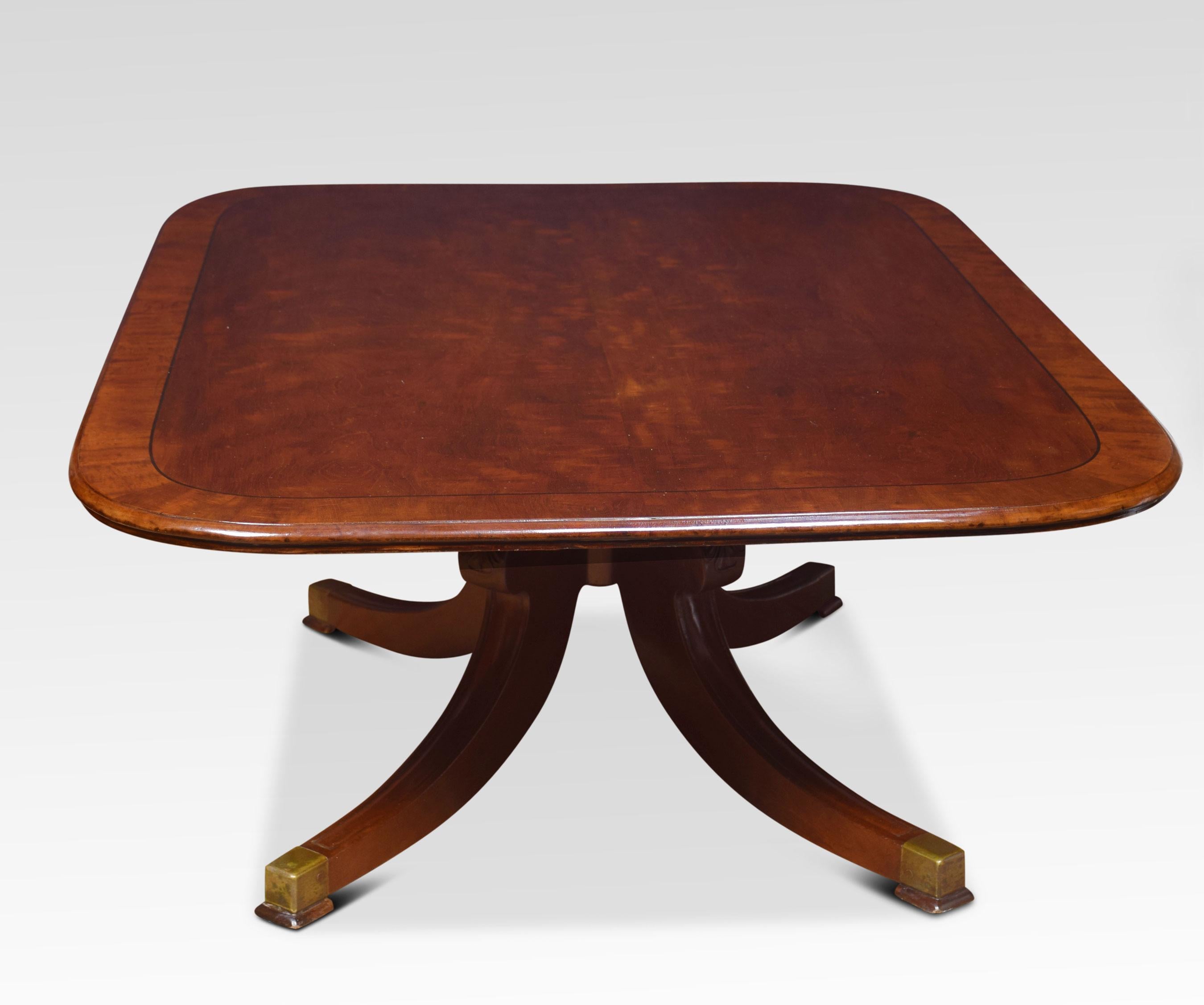 British Regency mahogany coffee table