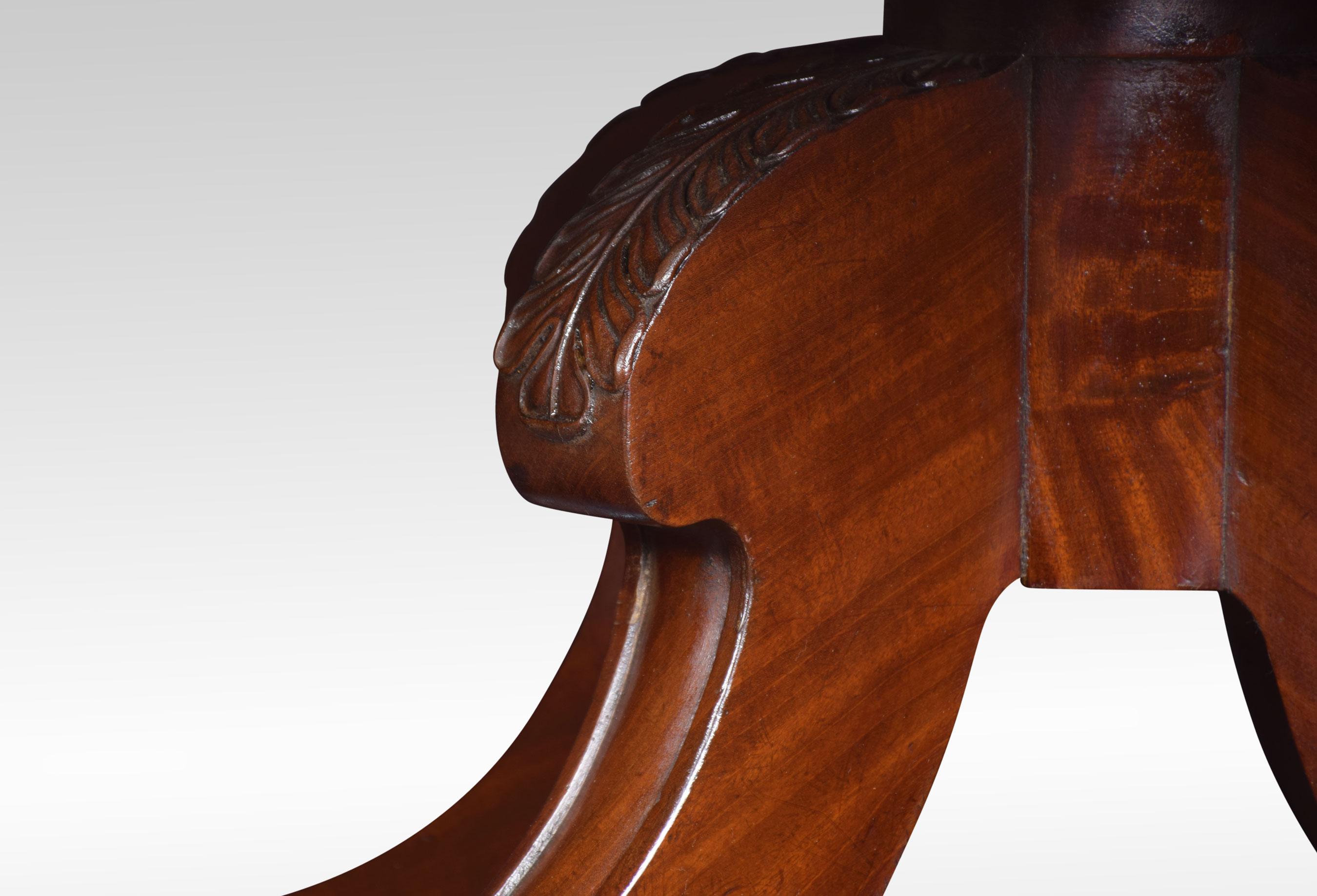 19th Century Regency mahogany coffee table