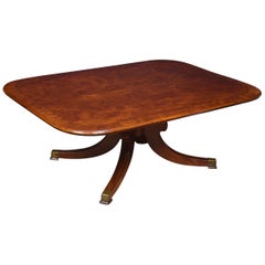 Regency mahogany coffee table