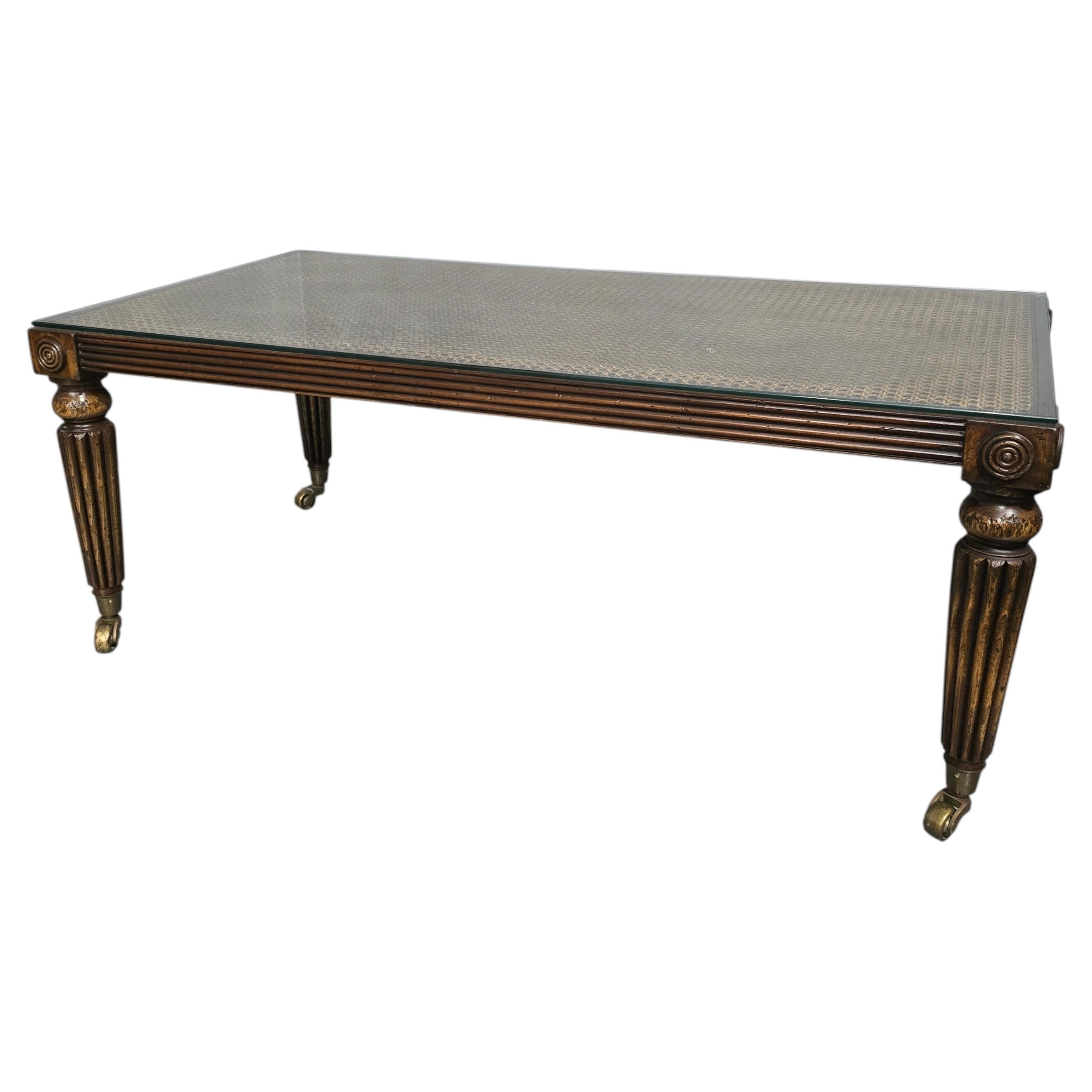 Regency Mahogany Coffee Table