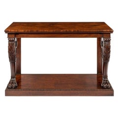 Antique Regency Mahogany Console Table
