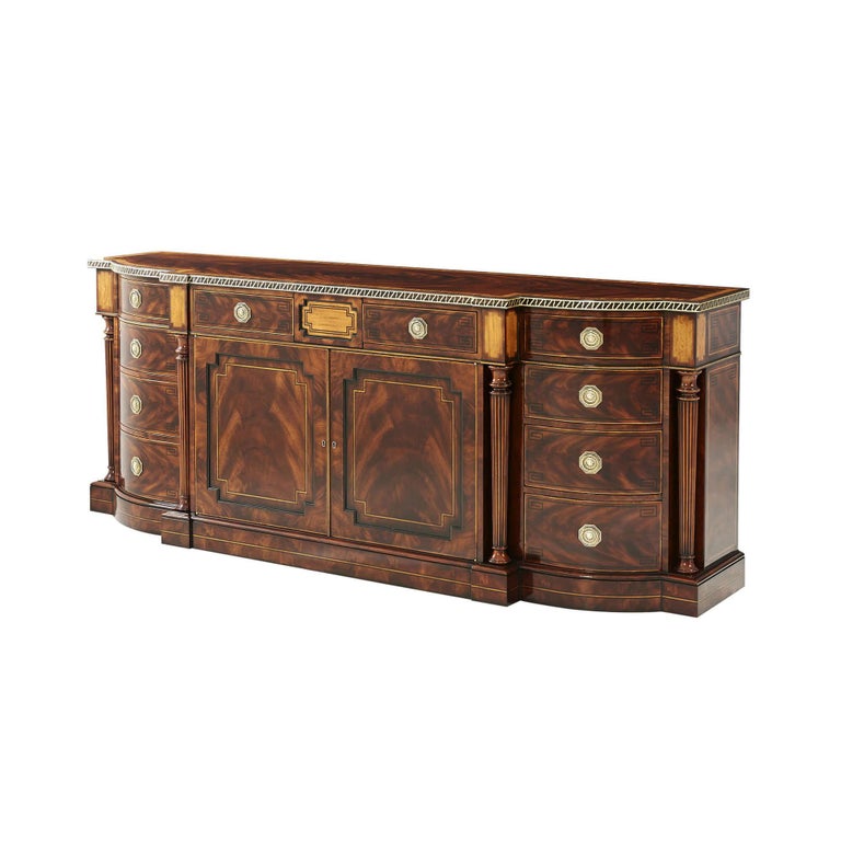 Regency Mahogany Credenza For Sale at 1stDibs