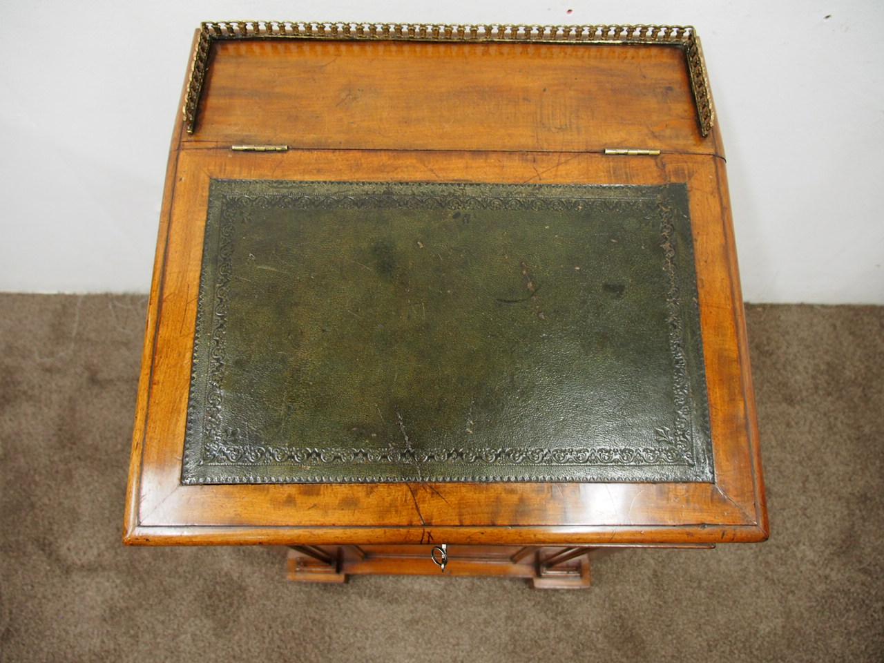 Regency Mahogany Davenport For Sale 1
