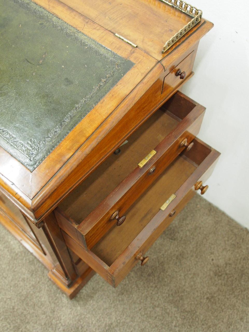 Regency Mahogany Davenport For Sale 5