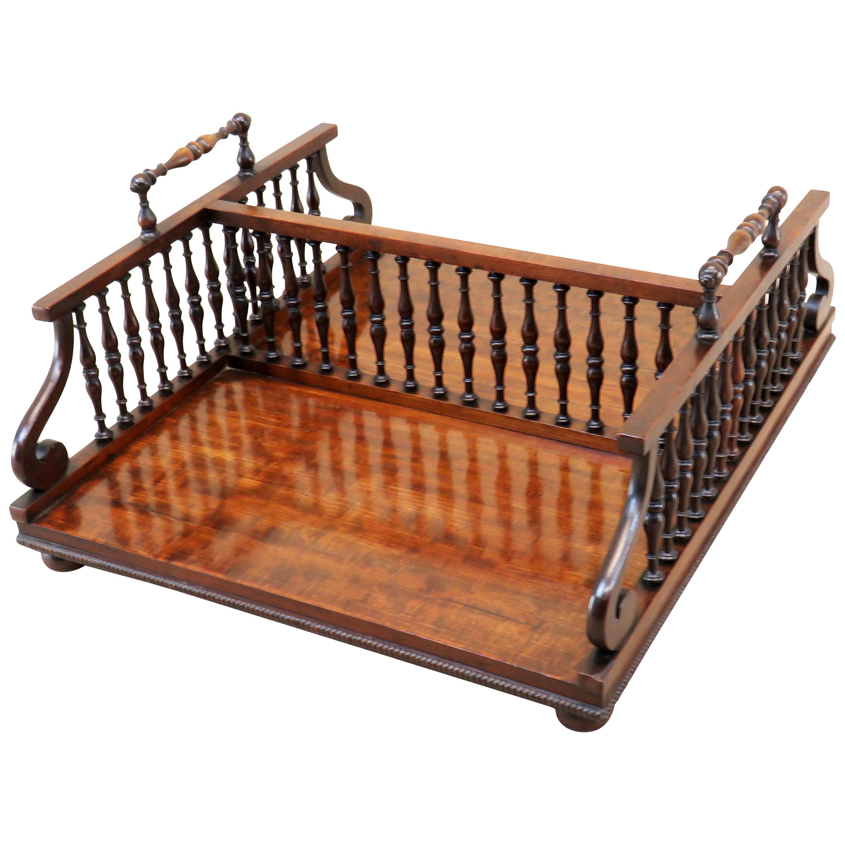 Regency Mahogany Desktop Book Stand English