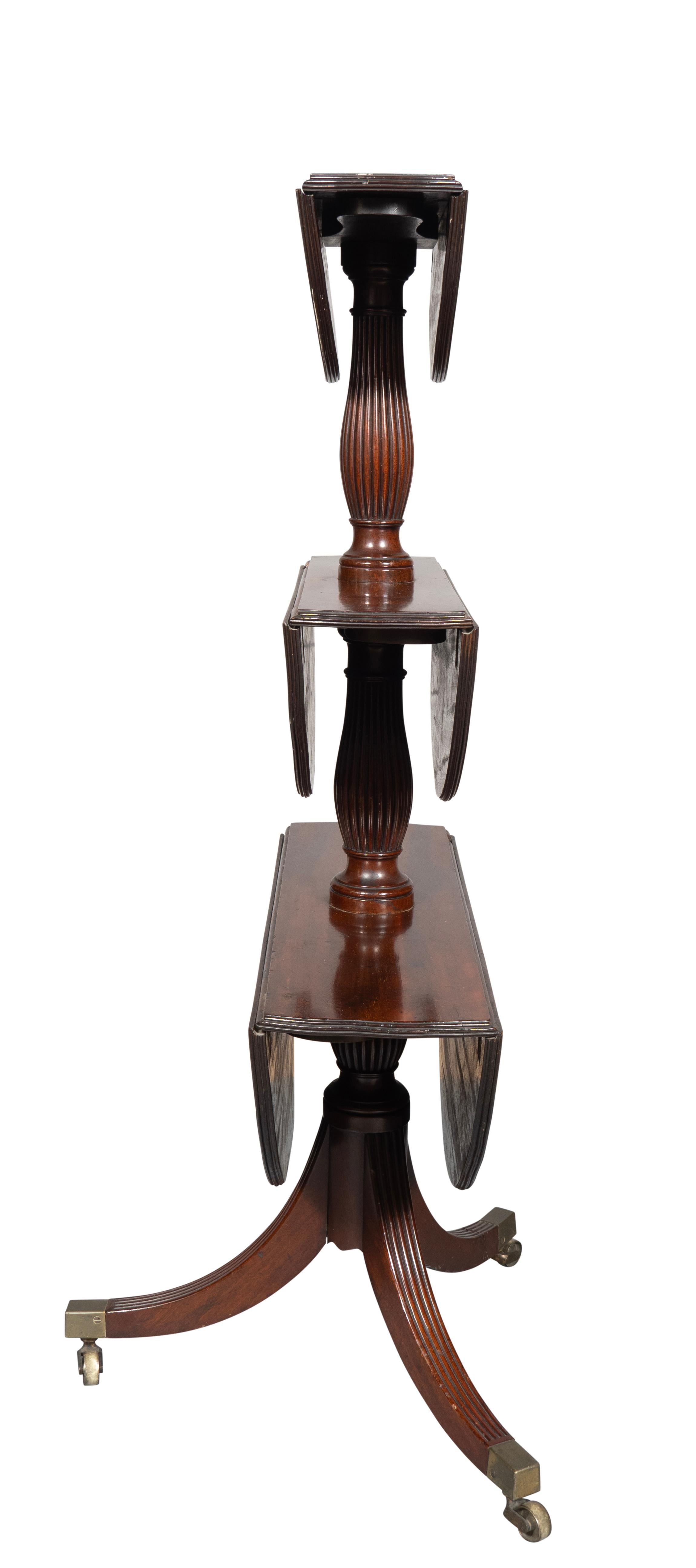 XIXe siècle Regency Mahogany Dessert Stand en vente