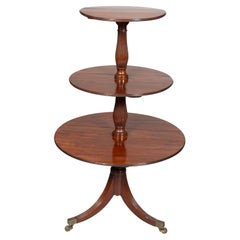 Soporte de postre de caoba Regency