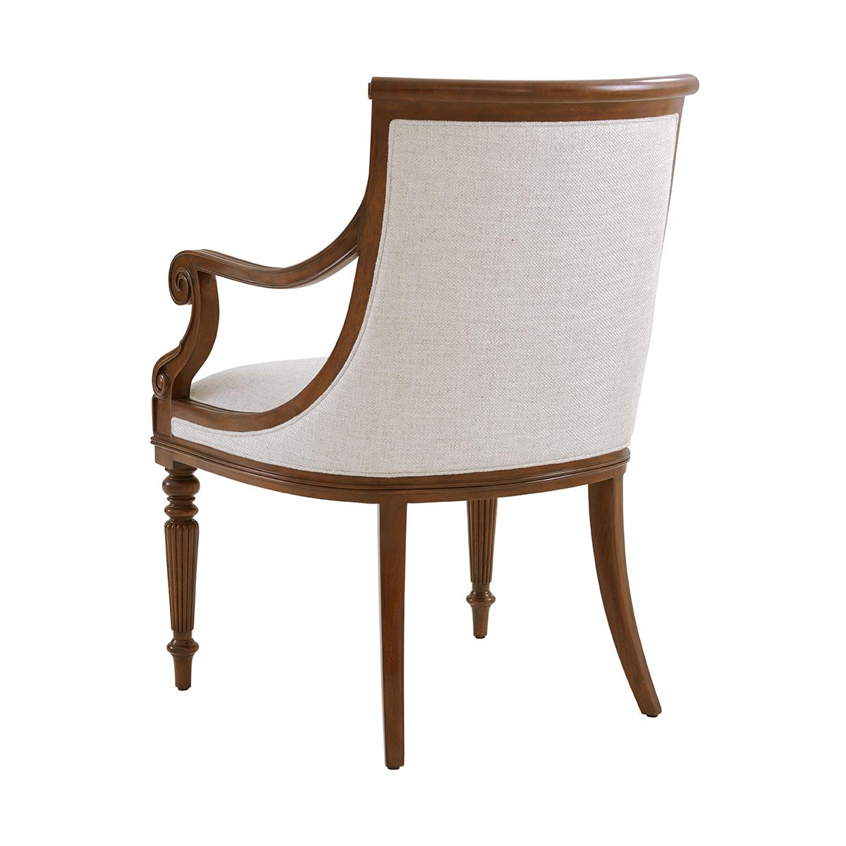 Regency Mahogany Dining Armchairs In New Condition For Sale In Westwood, NJ