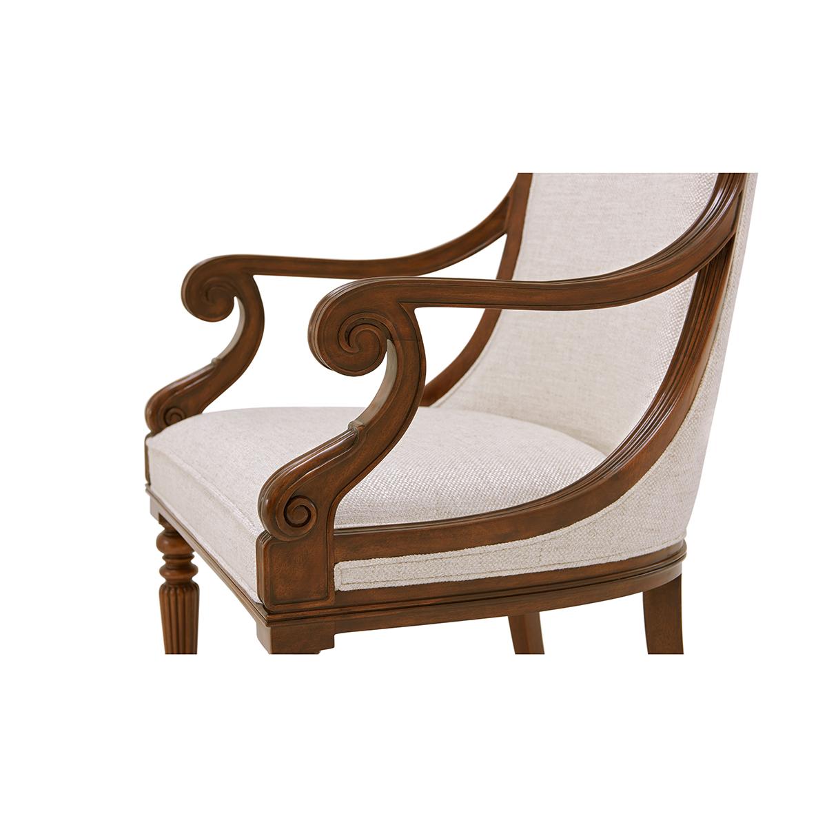 Regency Mahogany Dining Armchairs For Sale 1