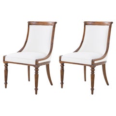 Regency Mahogany Dining Chairs (Sets of 2)