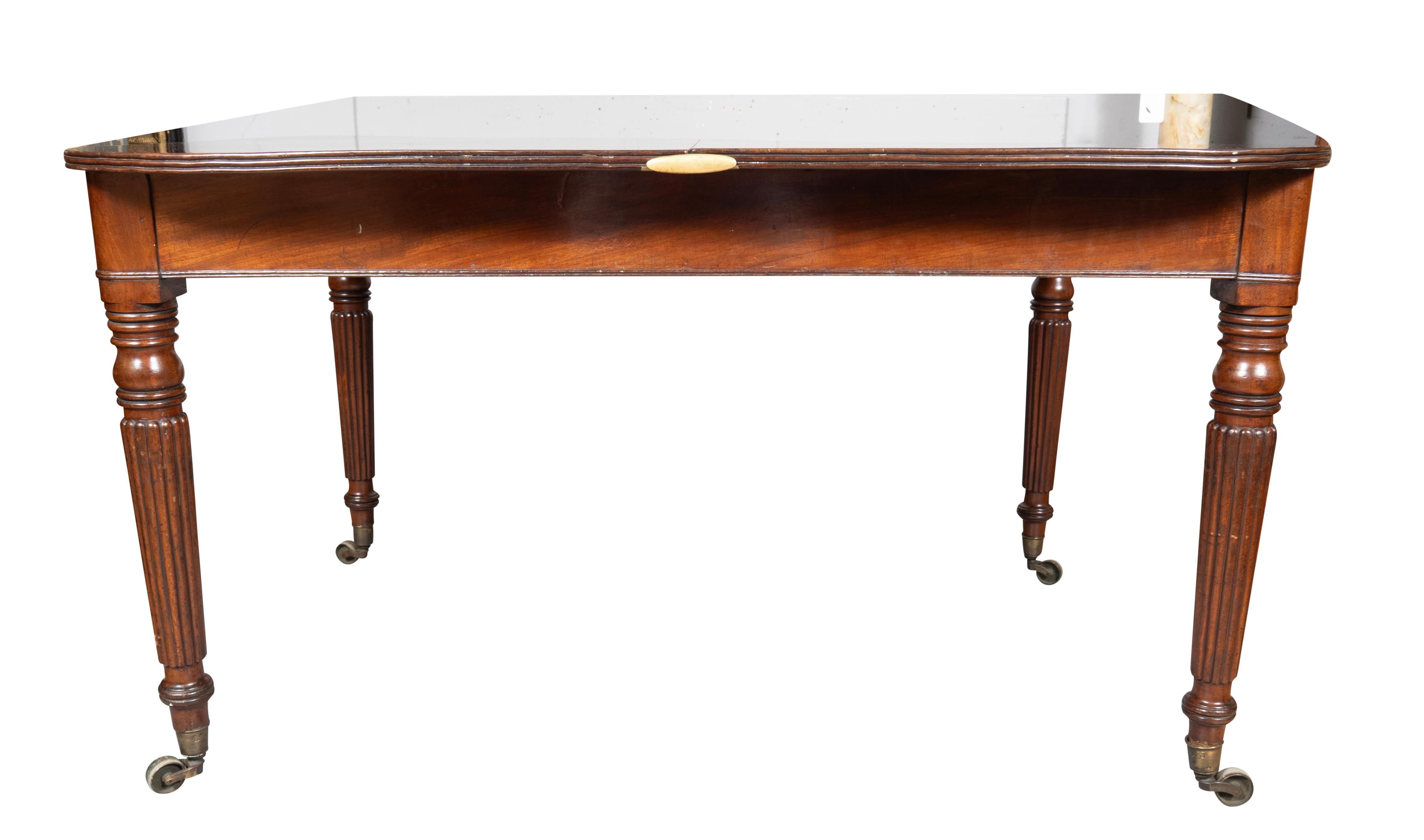 Regency Mahogany Draw Leaf Dining Table 5