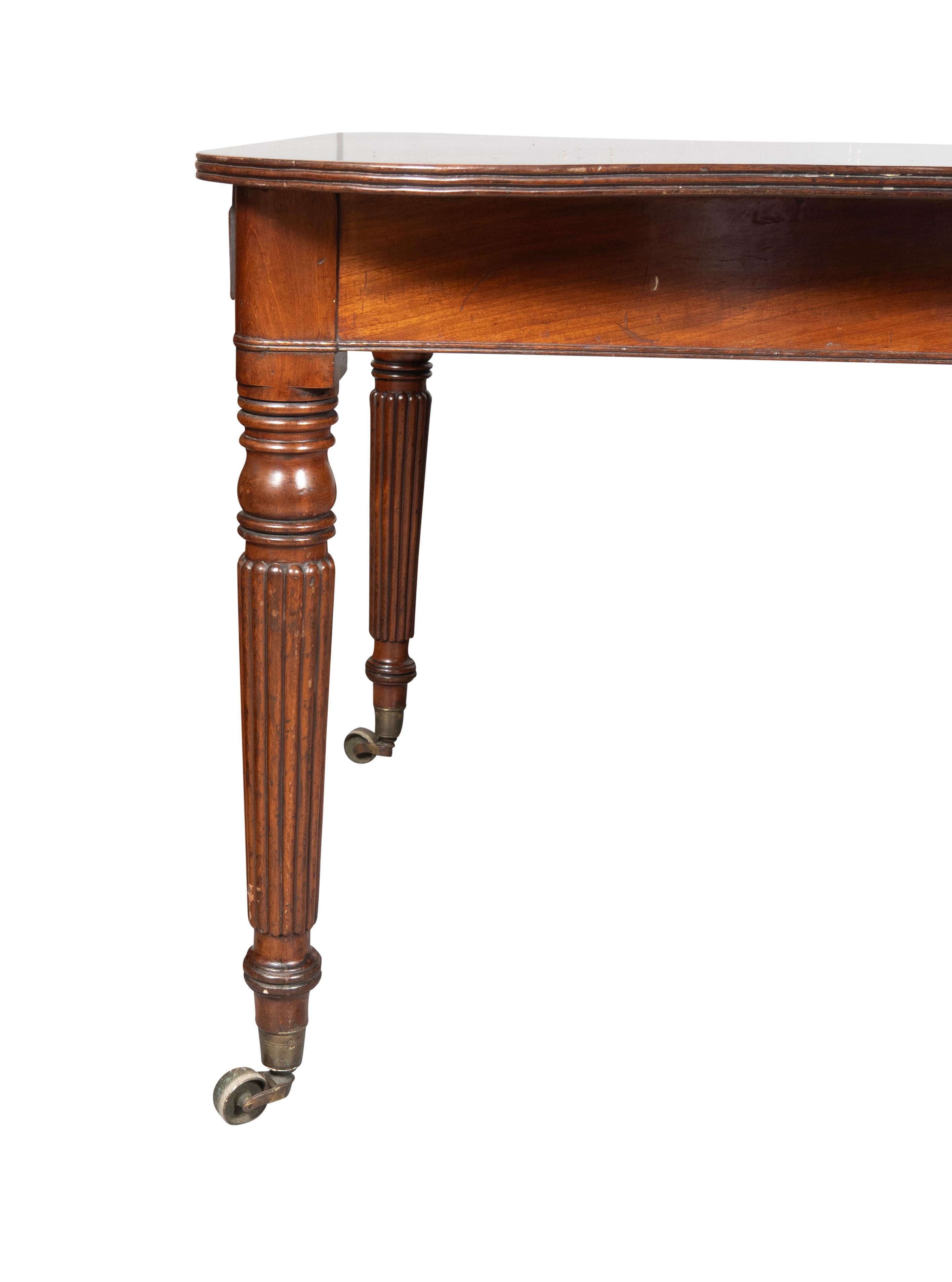 Regency Mahogany Draw Leaf Dining Table 7