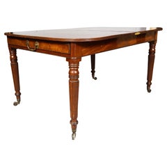 Regency Mahogany Draw Leaf Dining Table