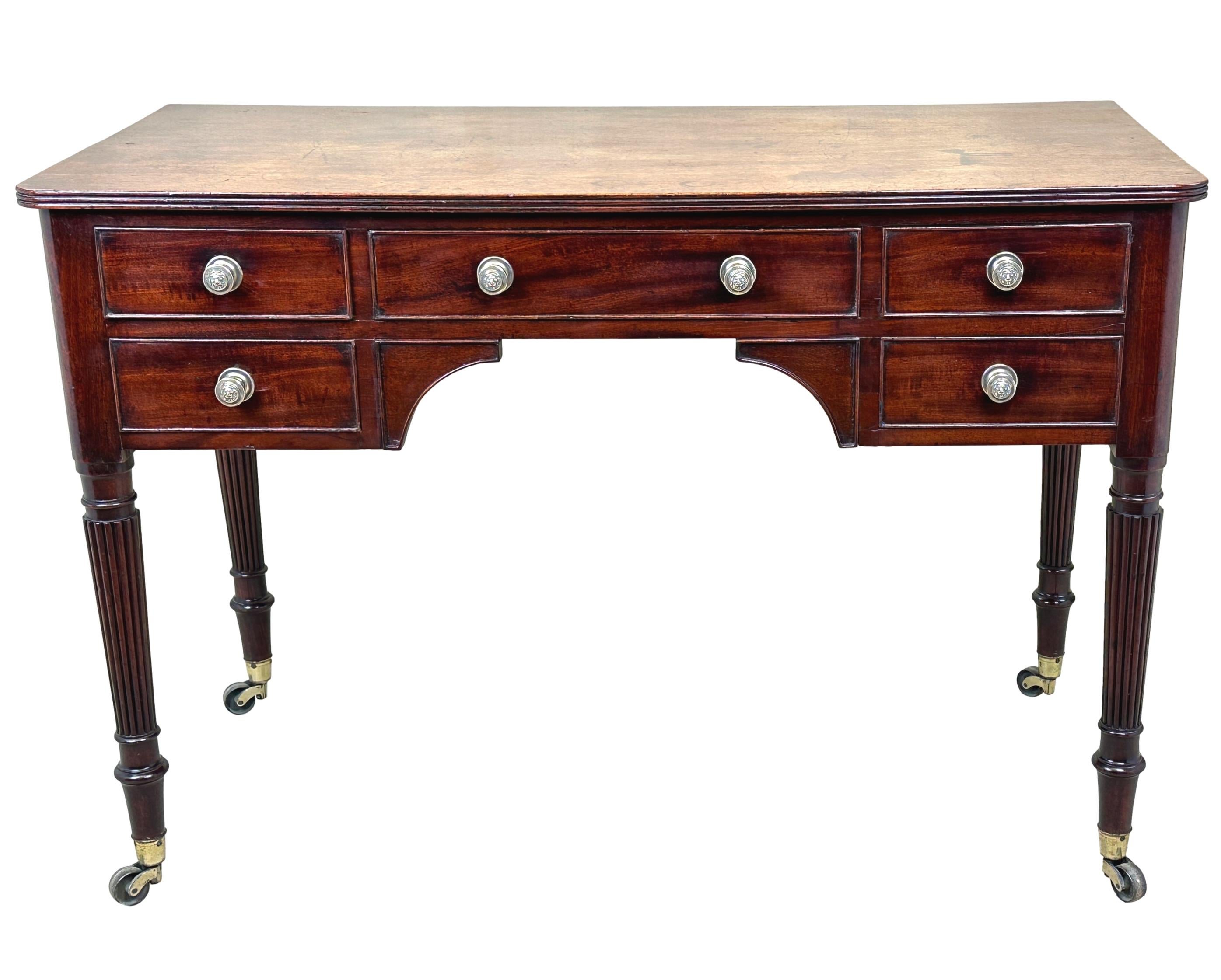 Regency Mahogany Dressing Table 6