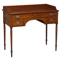 Regency Mahogany Dressing Table or Writing Table