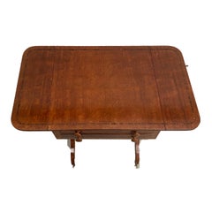 Regency mahogany drop-flap occasional table