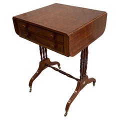 Regency mahogany drop-flap occasional table