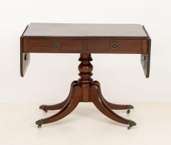 Regency Mahogany Drop Leaf Sofa Table
