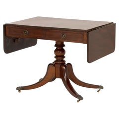 Regency Mahogany Drop Leaf Sofa Table