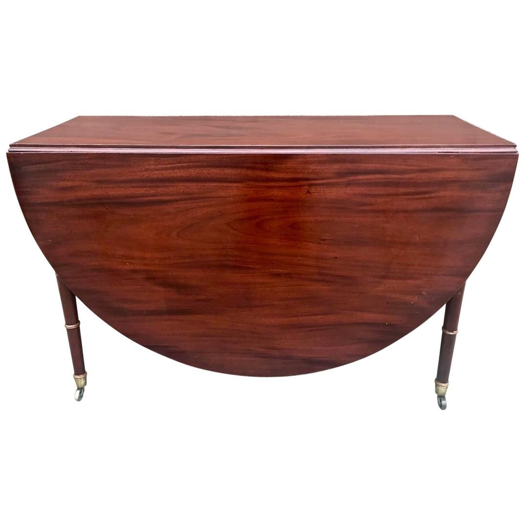 Regency Mahogany Drop Leaf Table