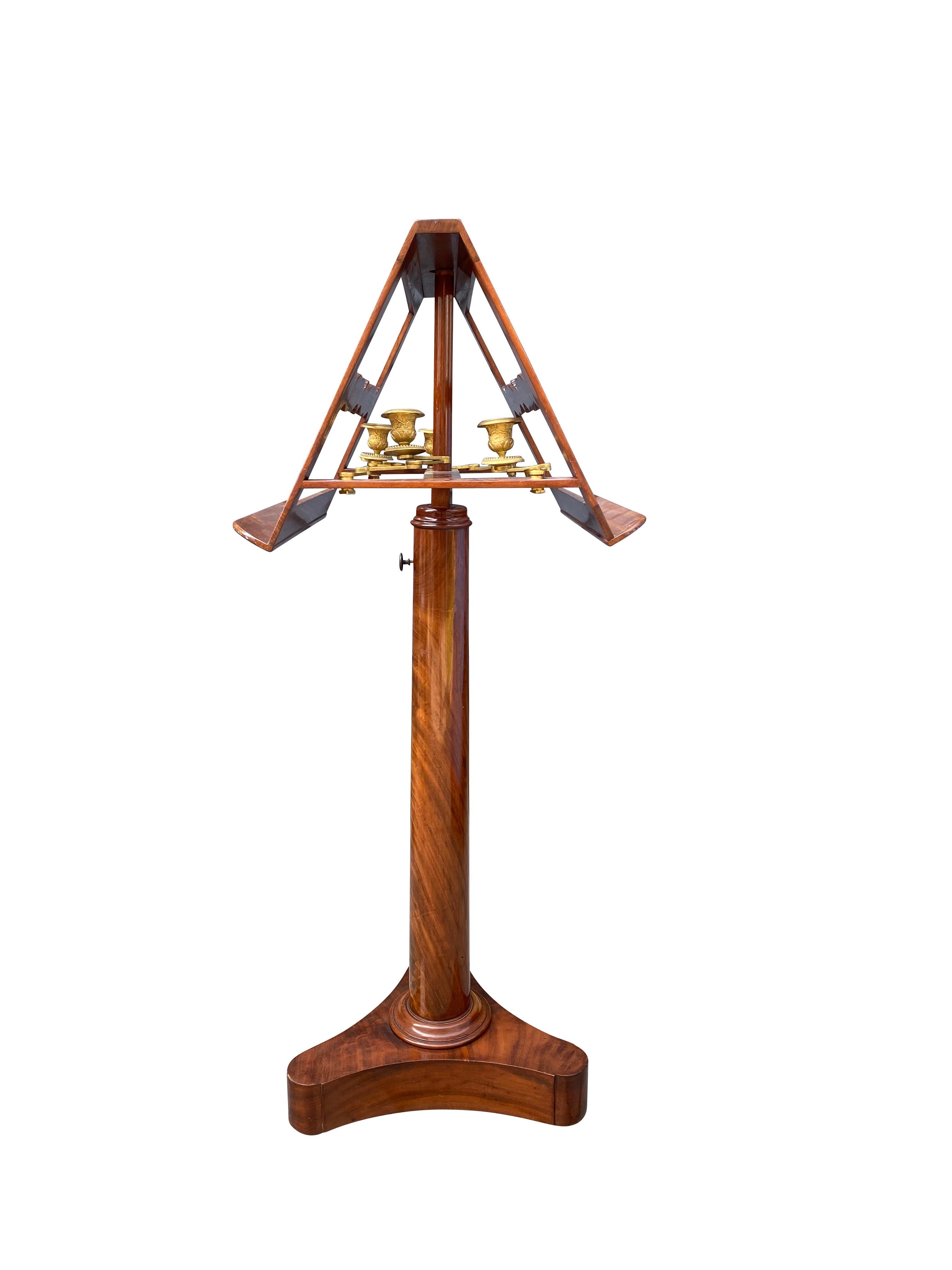 Regency Mahogany Duet Stand For Sale 1