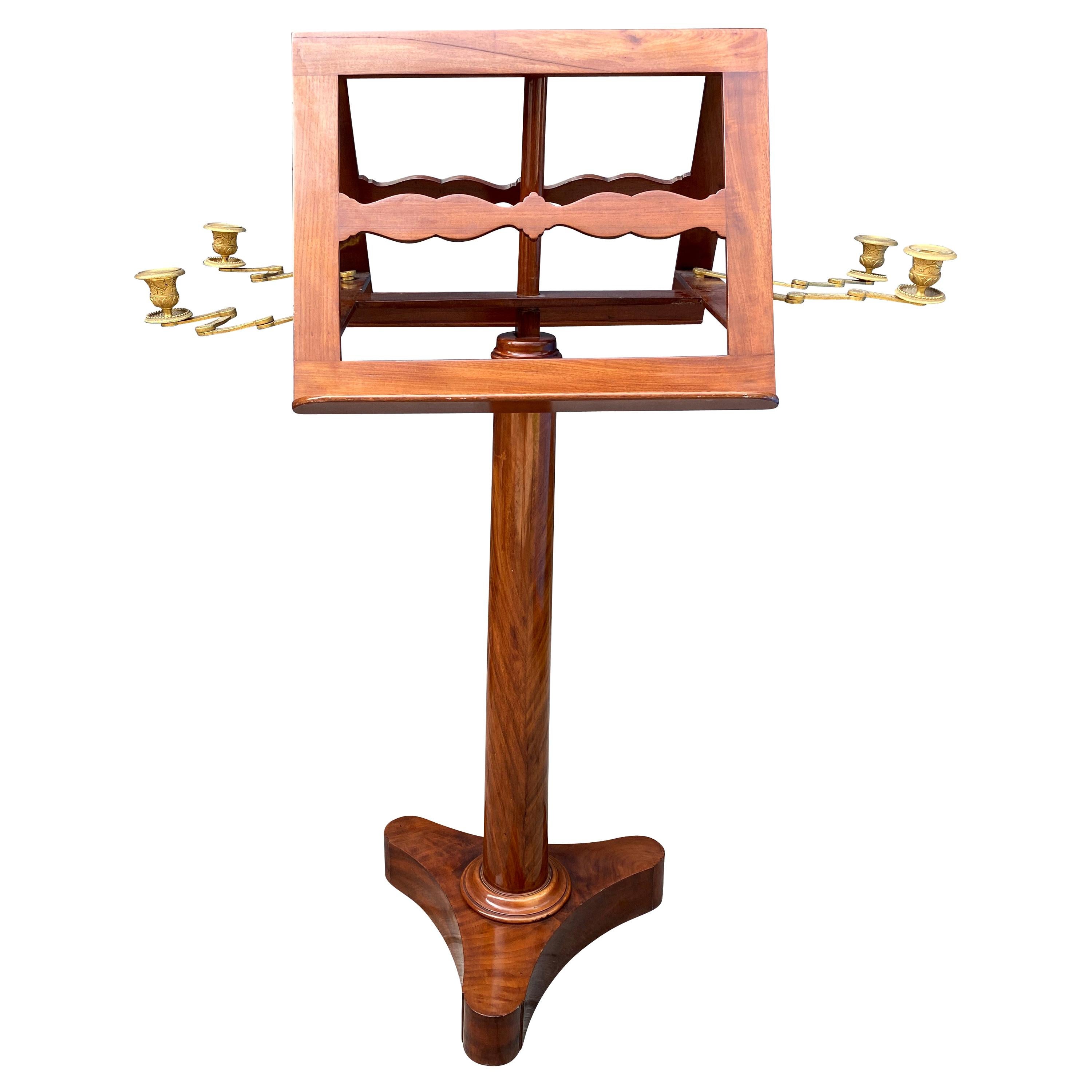Regency Mahogany Duet Stand For Sale