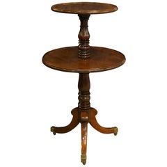 Regency Mahogany Dumb Waiter, circa 1820 Antique Regency Mahogany Dumb Waiter, circa 1820