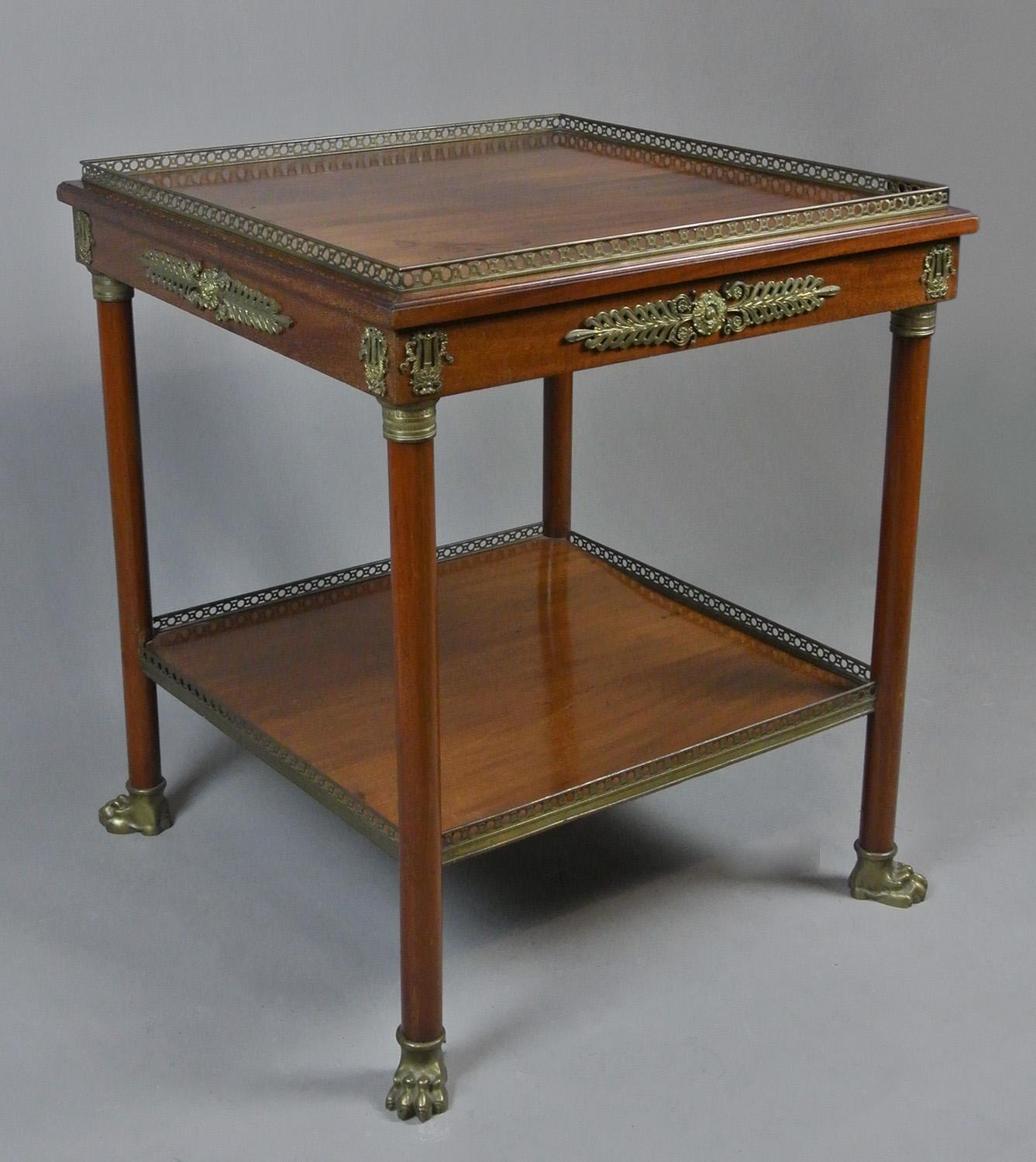 Regency Mahogany Empire Centre Table c. 1830 In Good Condition For Sale In Heathfield, GB