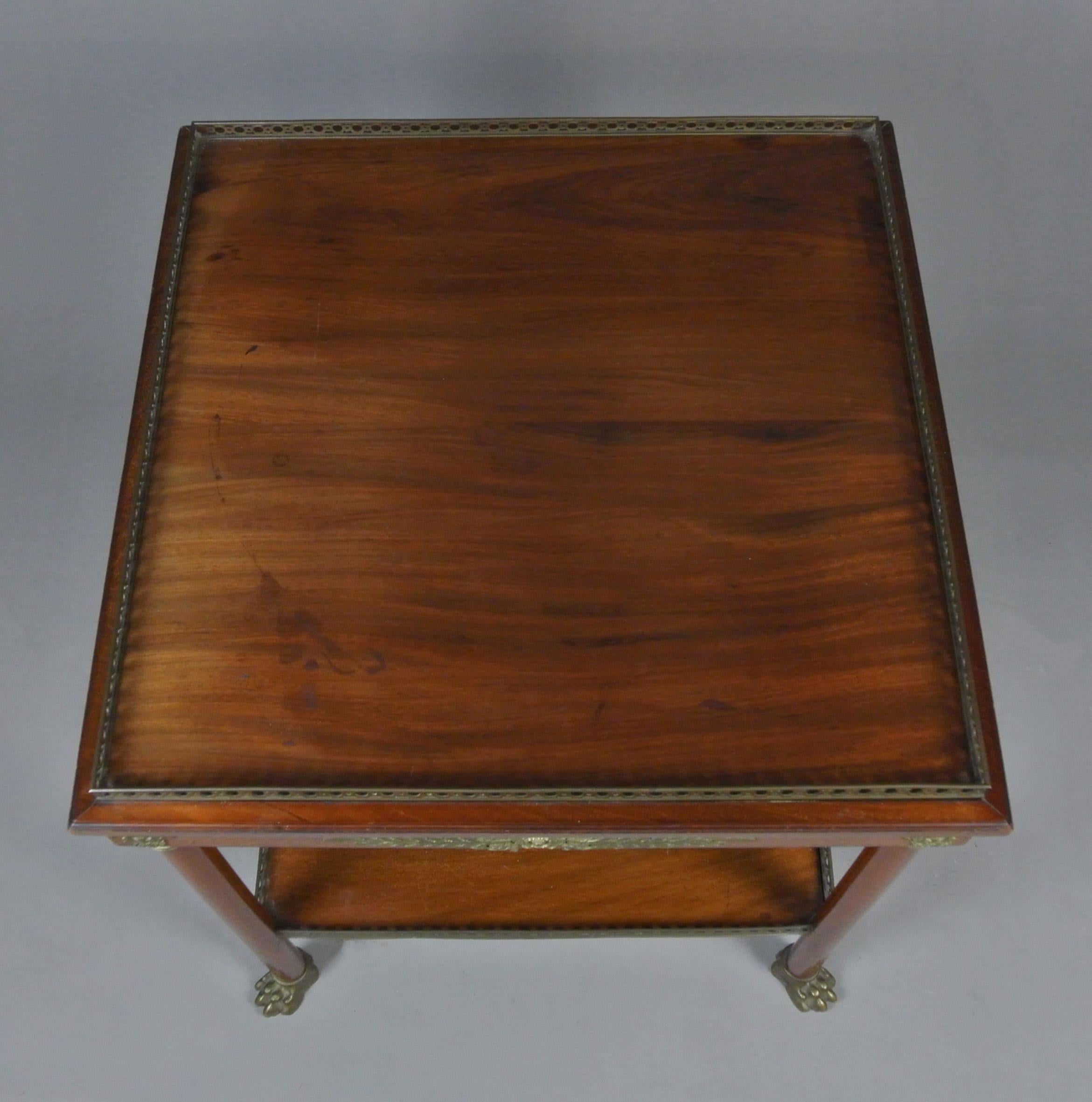 Regency Mahogany Empire Centre Table c. 1830 For Sale 2