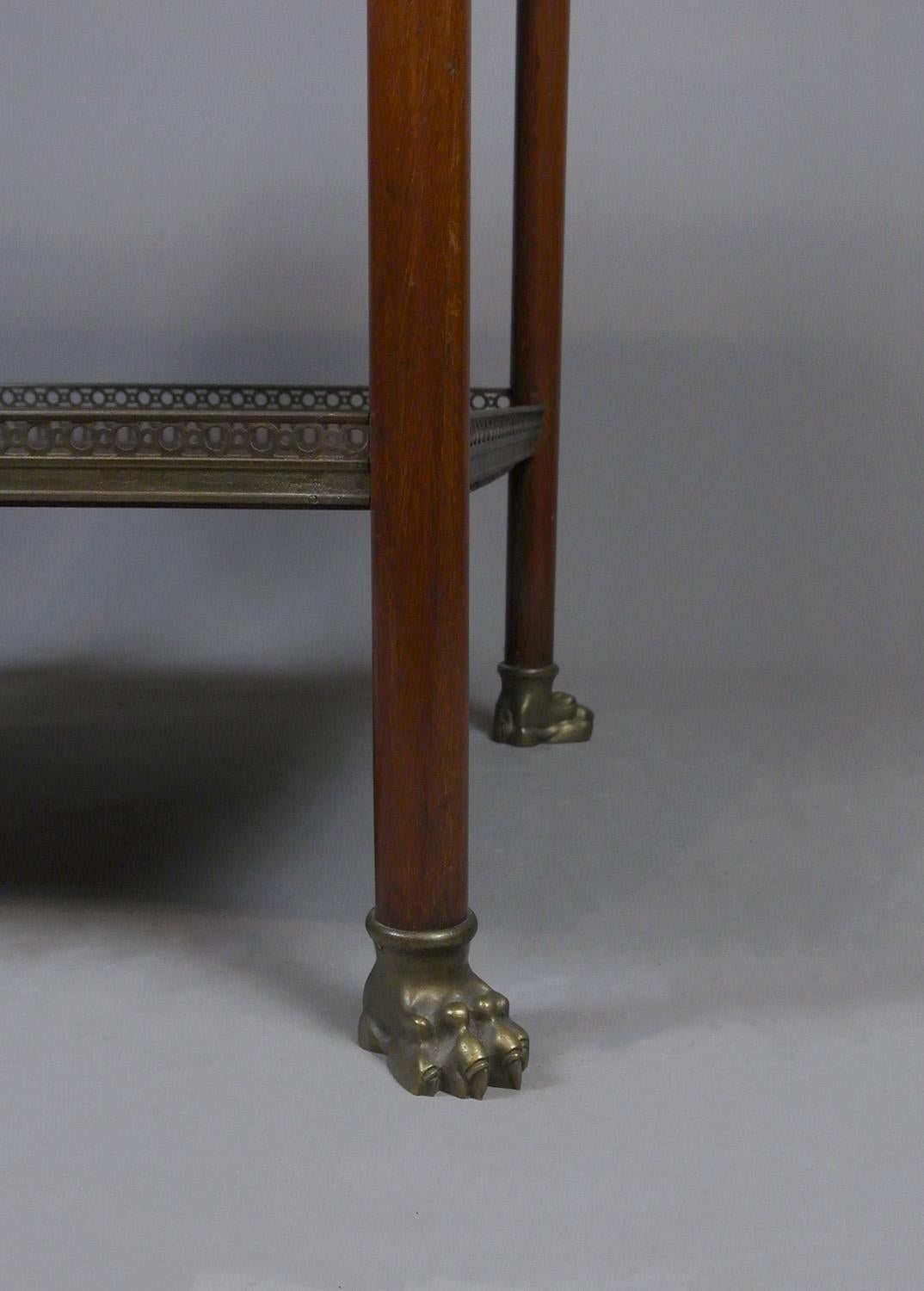 Regency Mahogany Empire Centre Table c. 1830 For Sale 3