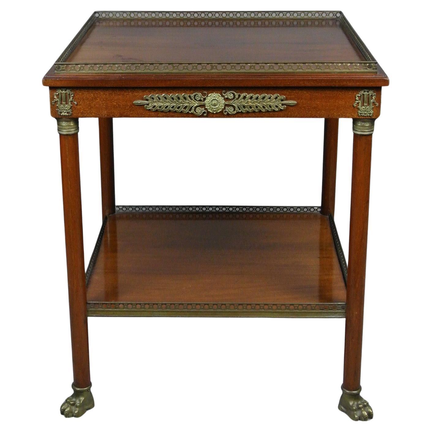 Regency Mahogany Empire Centre Table c. 1830 For Sale