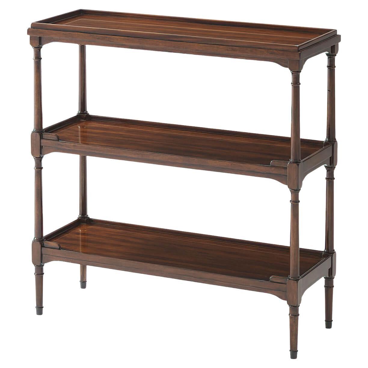 Regency Mahogany Etagere For Sale