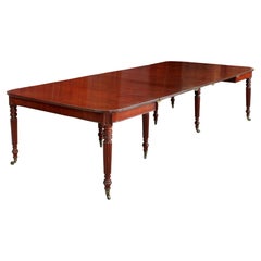 Regency Mahogany Extending Dining Table Attributed to Gillows of Lancaster