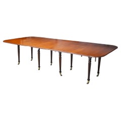 Regency Mahagoni Esstisch ausziehbar
